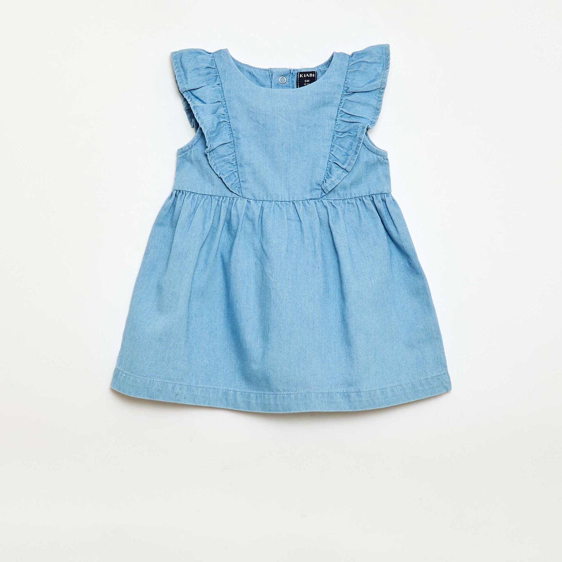 Denim Dress & Bloomers Set - 2-Piece BLUE