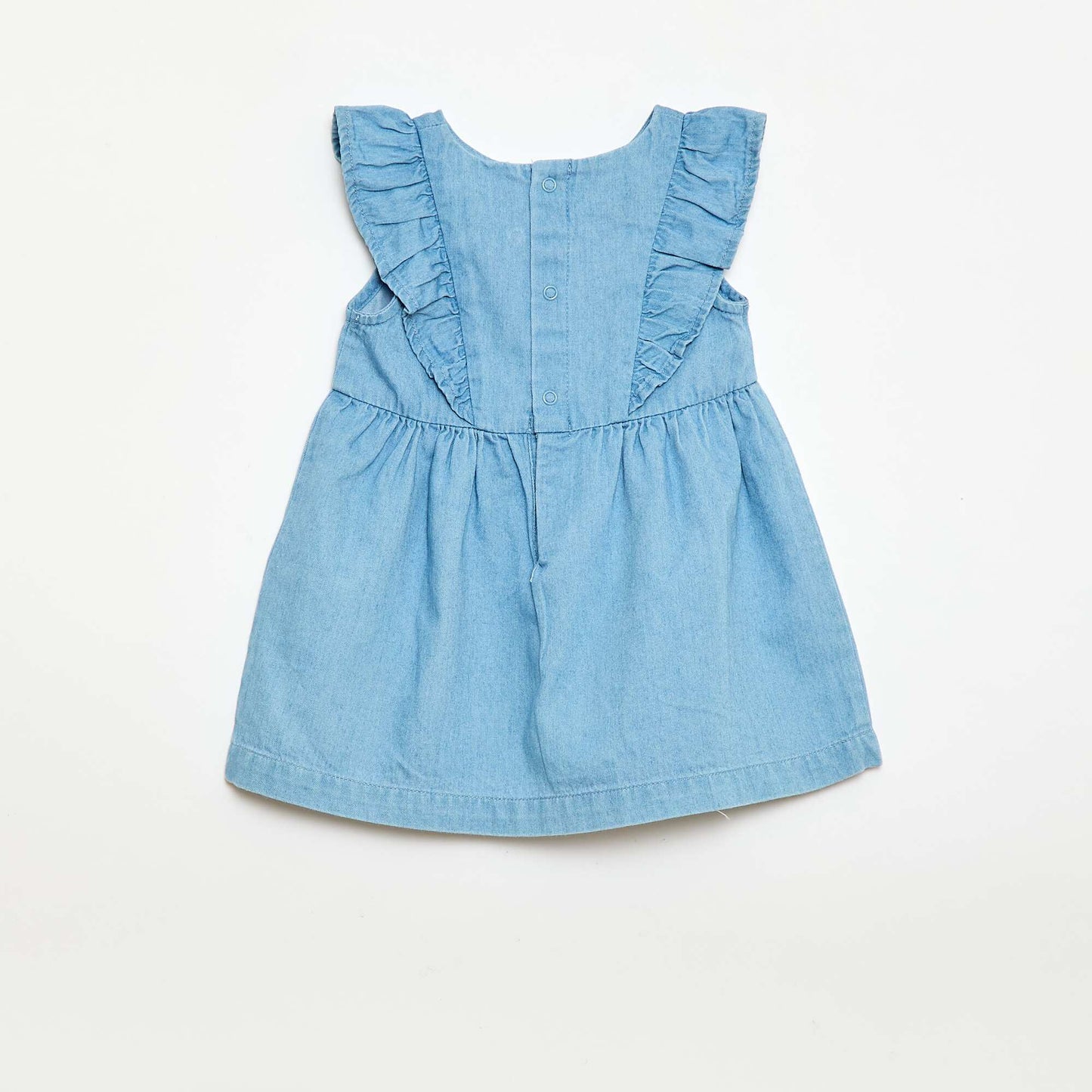 Denim Dress & Bloomers Set - 2-Piece BLUE