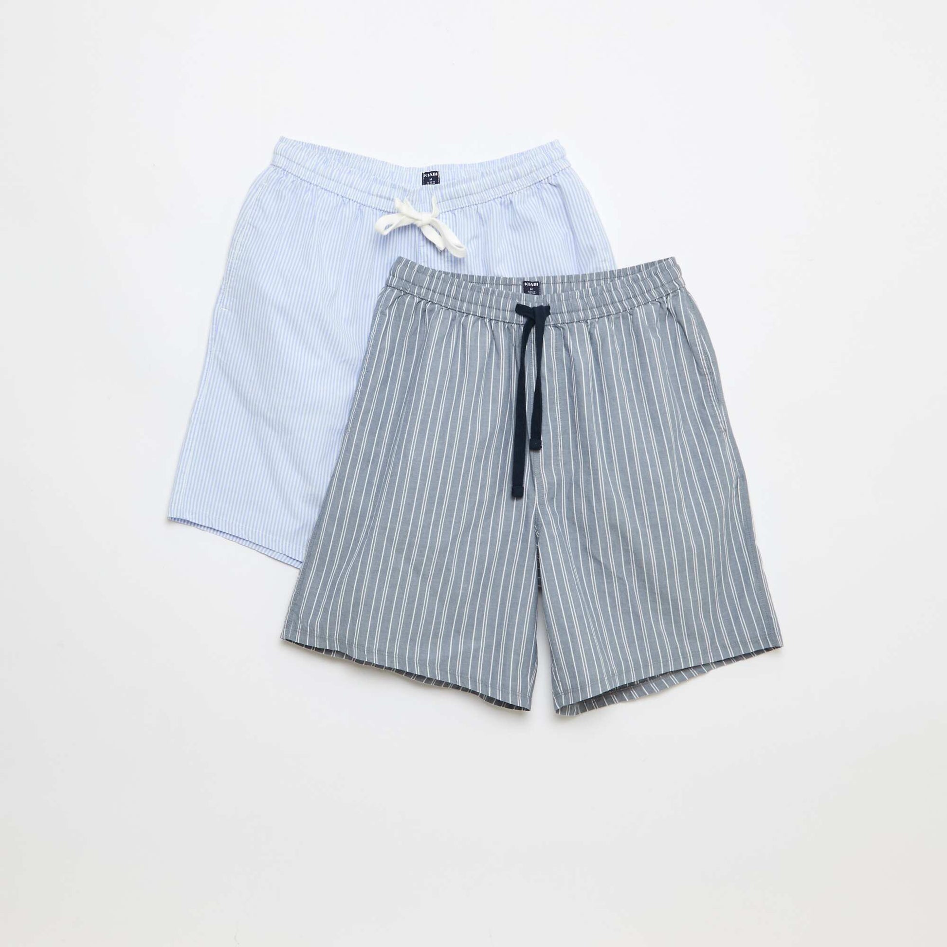 Two-Pack Night Shorts with Pockets GREY