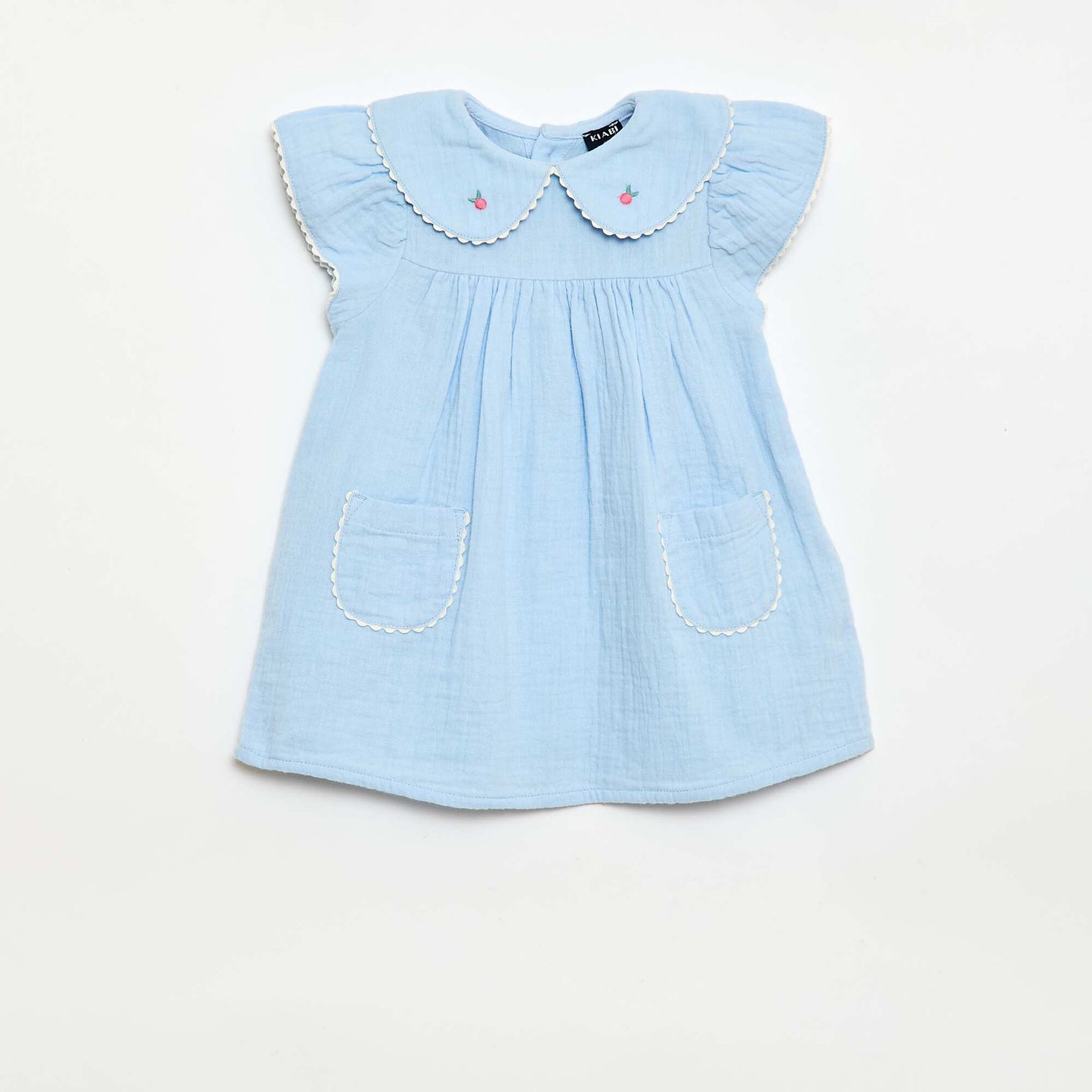 2-piece set - Short-sleeved dress + bloomers BLUE