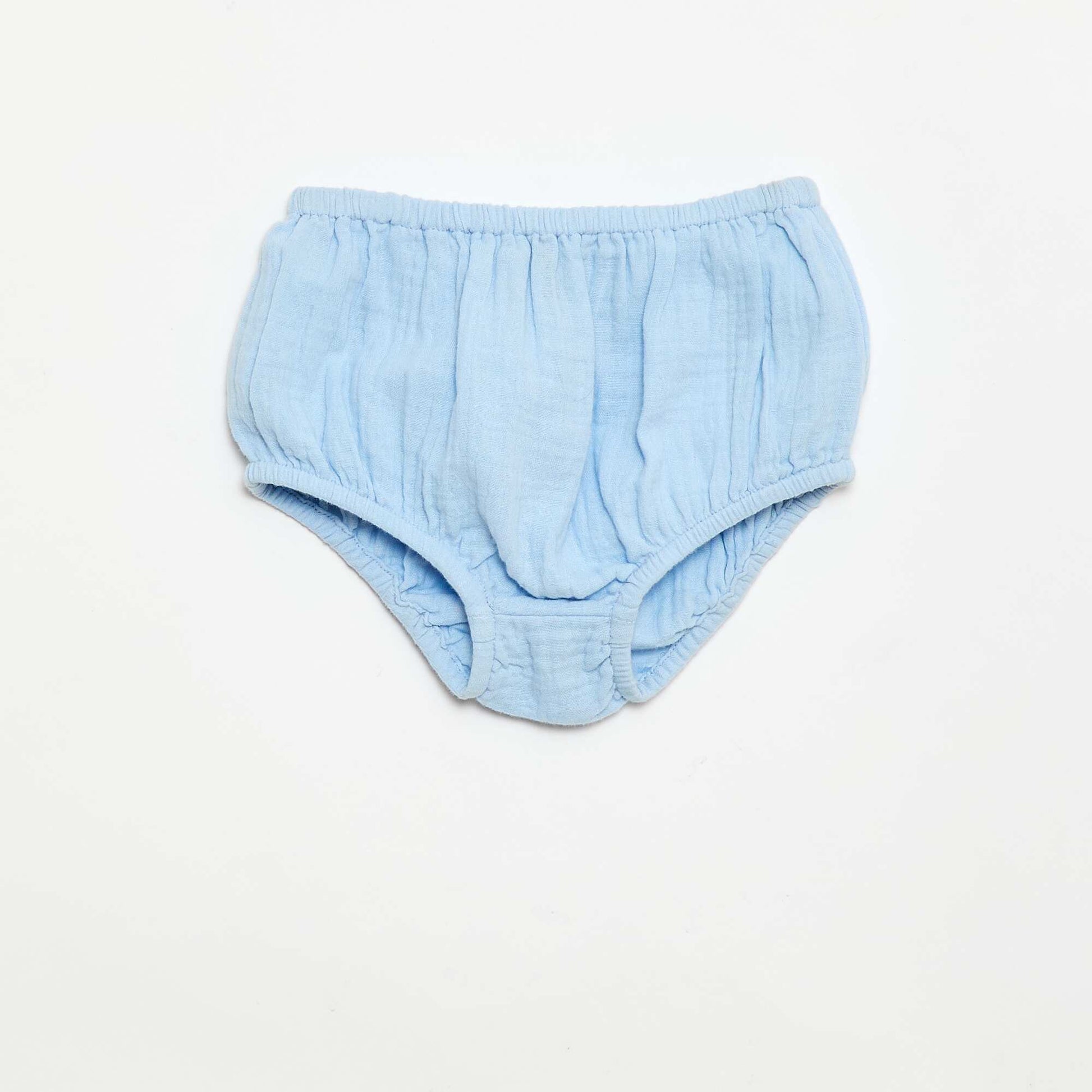 2-piece set - Short-sleeved dress + bloomers BLUE