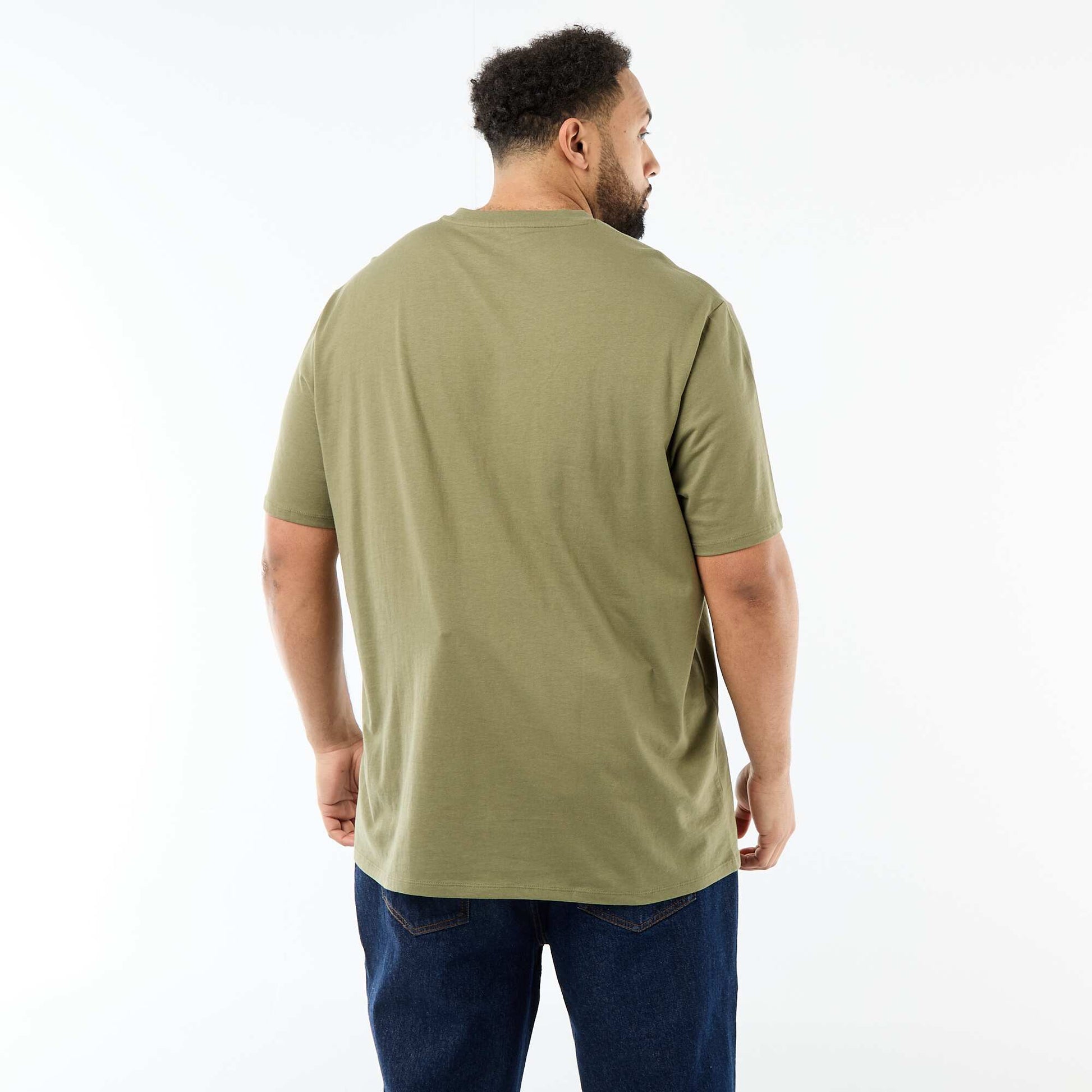 Short-Sleeve Jersey Knit T-Shirt GREEN