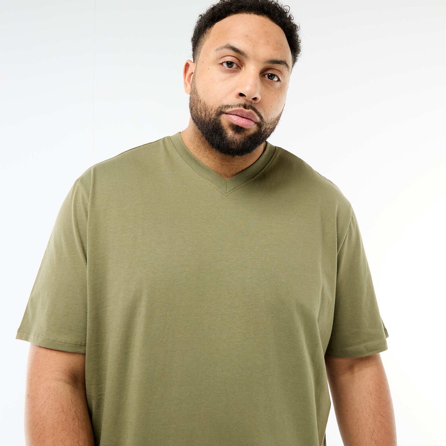 Short-Sleeve Jersey Knit T-Shirt GREEN