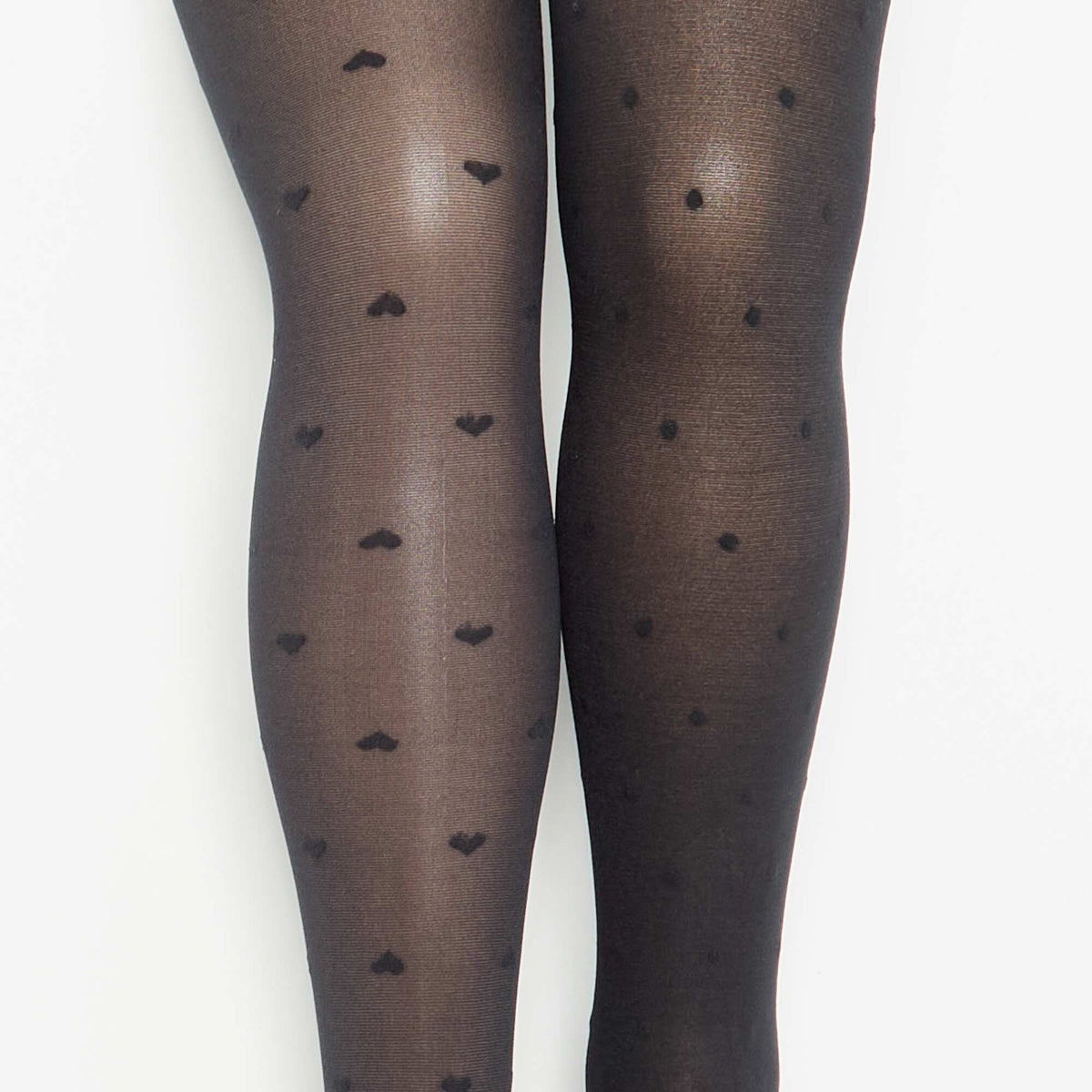 2-Pack Printed Lightweight Tights BLACK