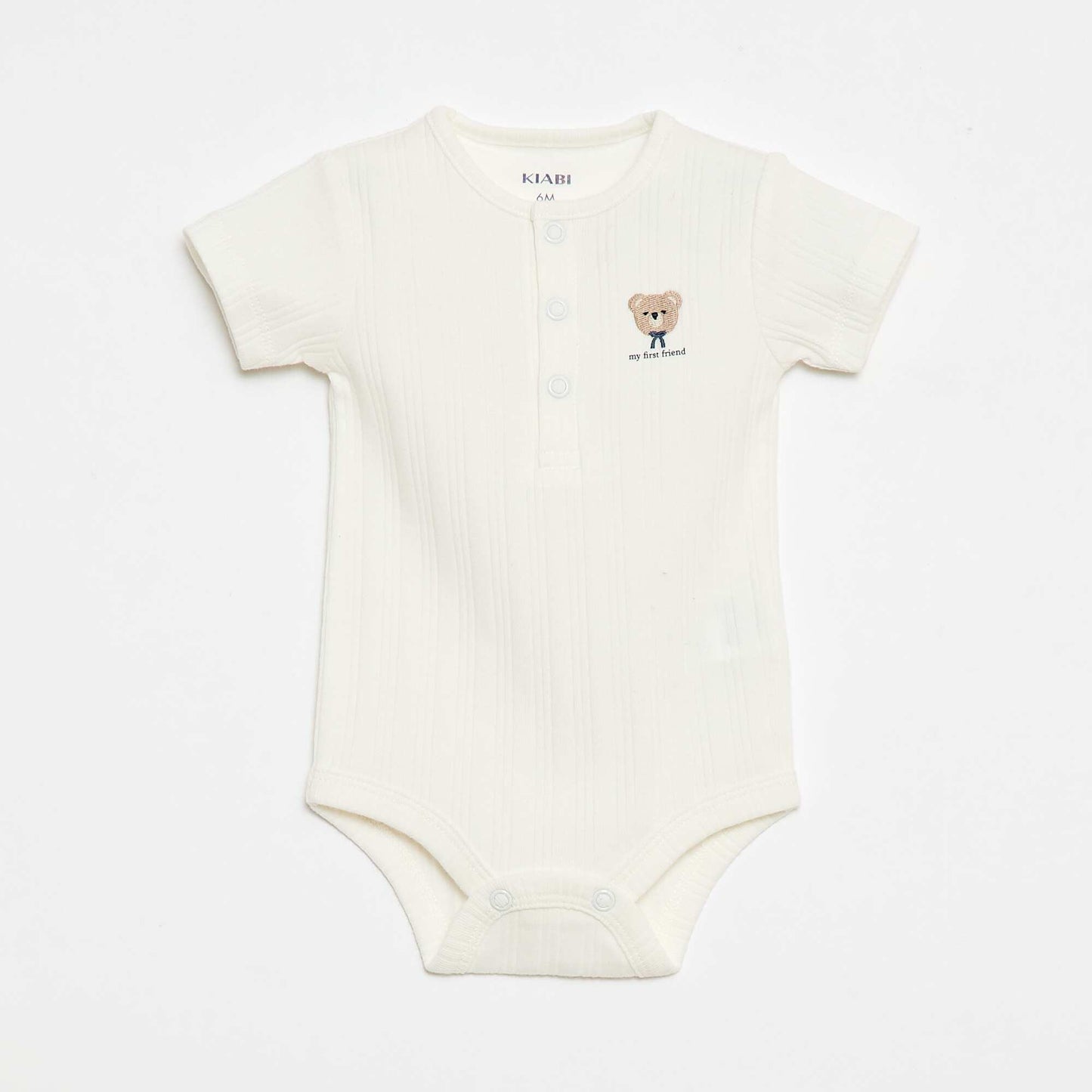 2-Pack Ribbed Knit Bodysuits BLUE