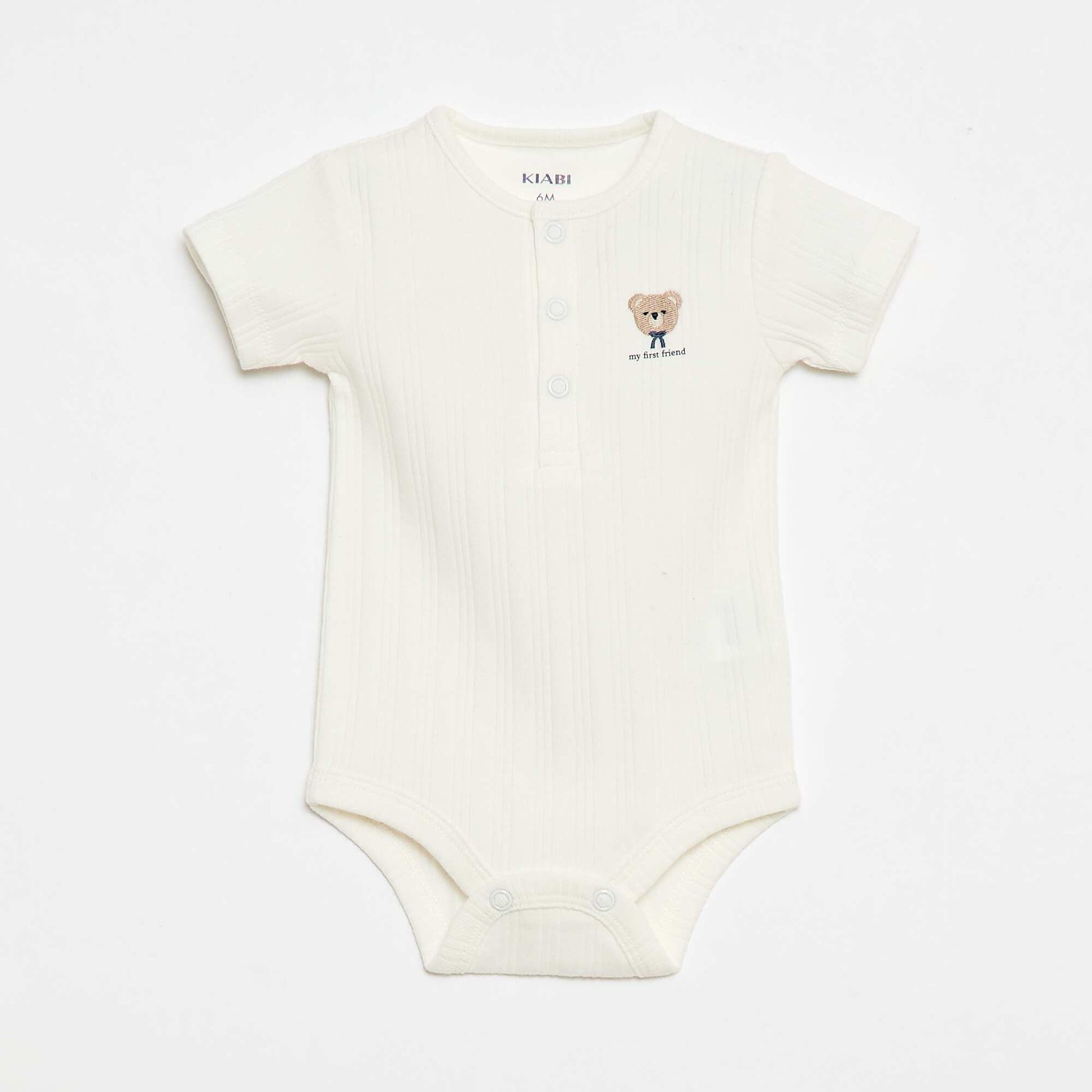 2-Pack Ribbed Knit Bodysuits BLUE