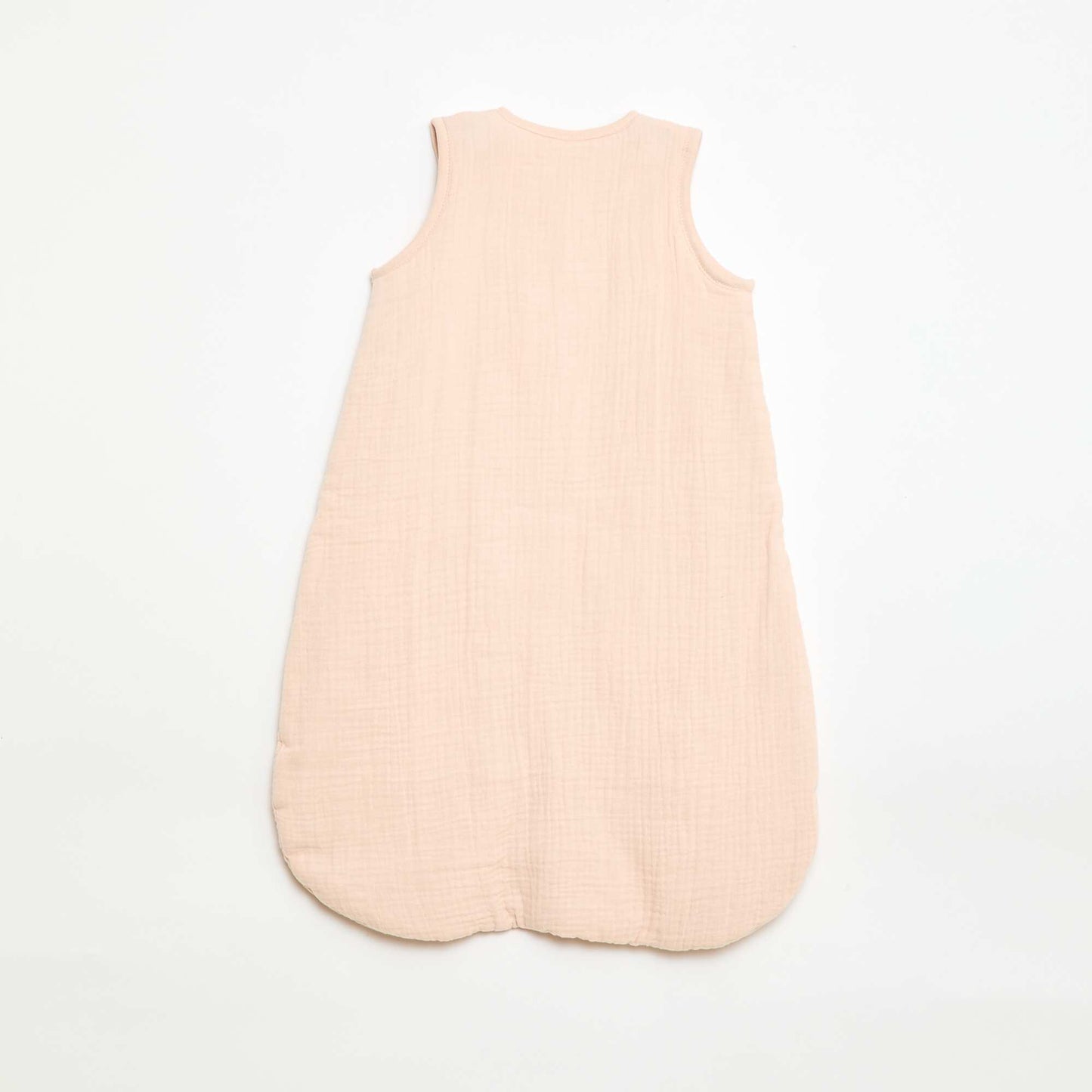 Sleeveless Zipped Cotton Sleep Sack PINK