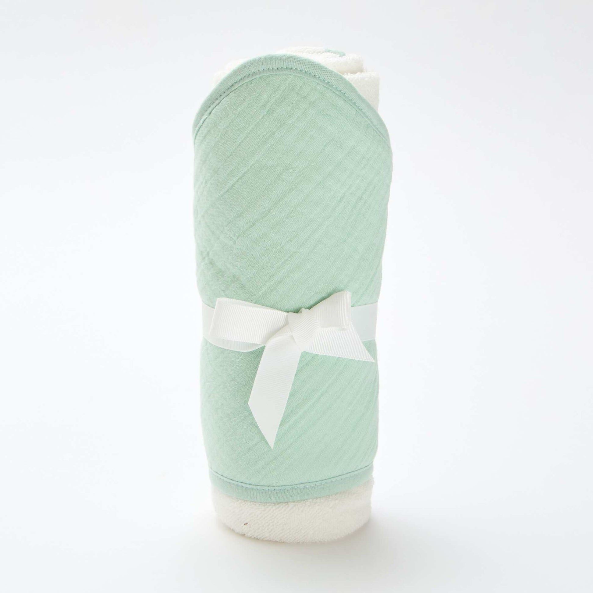 Cotton Baby Bath Cape GREEN
