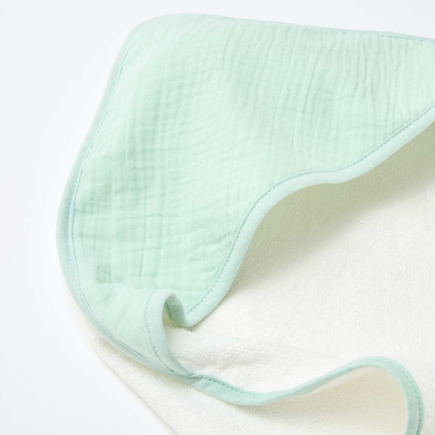 Cotton Baby Bath Cape GREEN
