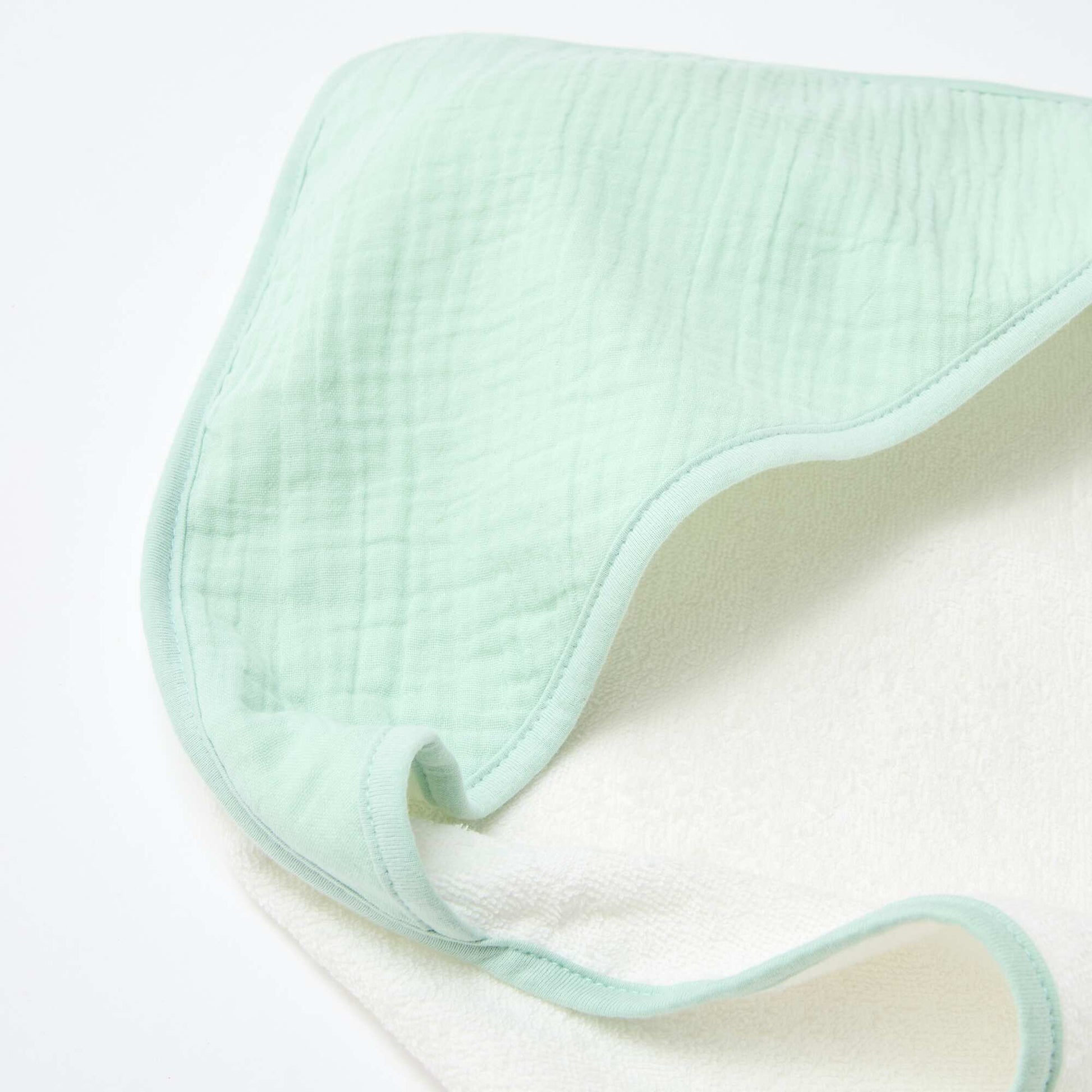 Cotton Baby Bath Cape GREEN