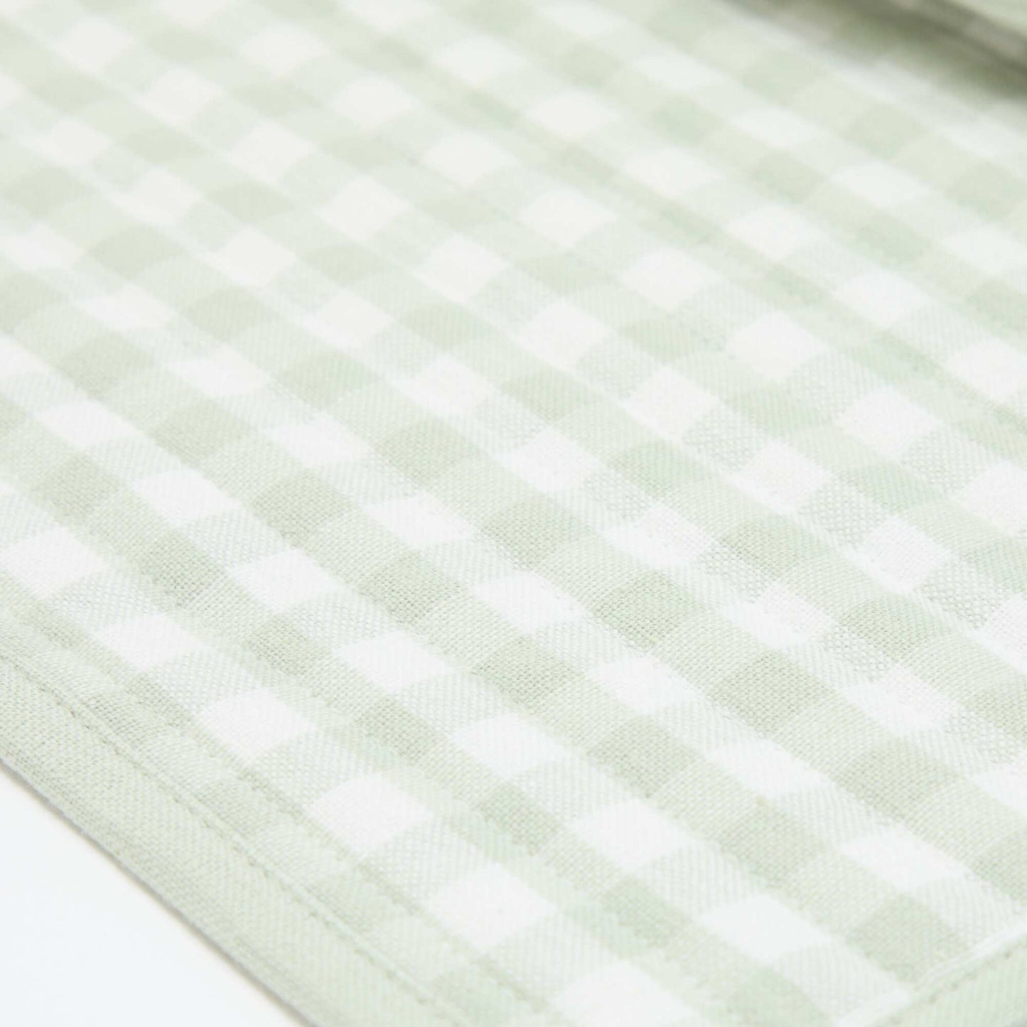 Set of 2 Checkered Placemats GREEN