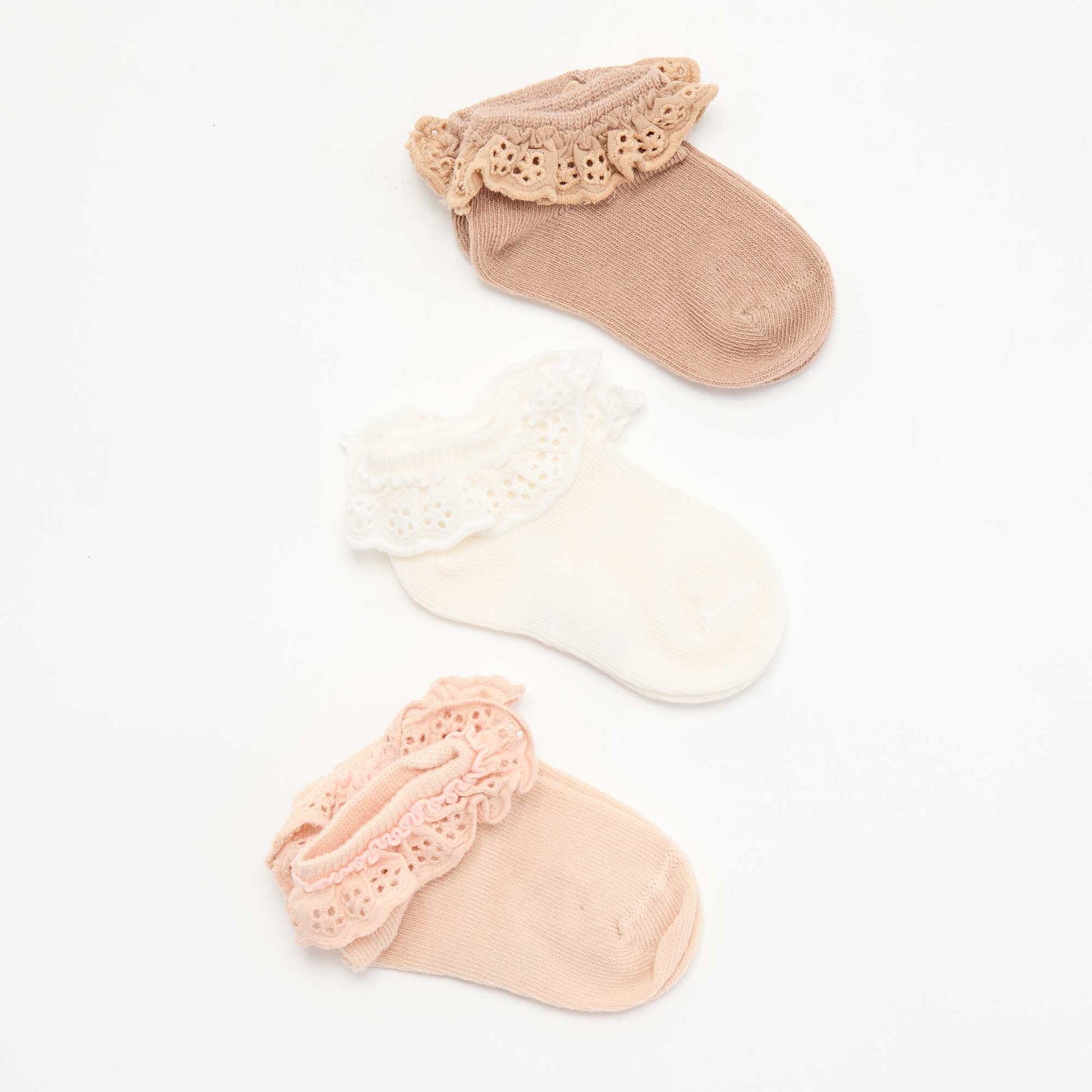 3-Pack of Dress Socks PINK