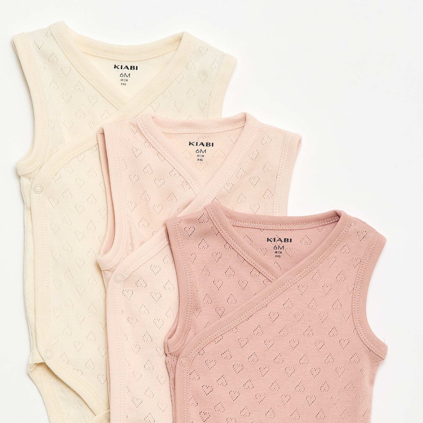 3-pack of ribbed bodysuits YELLOW