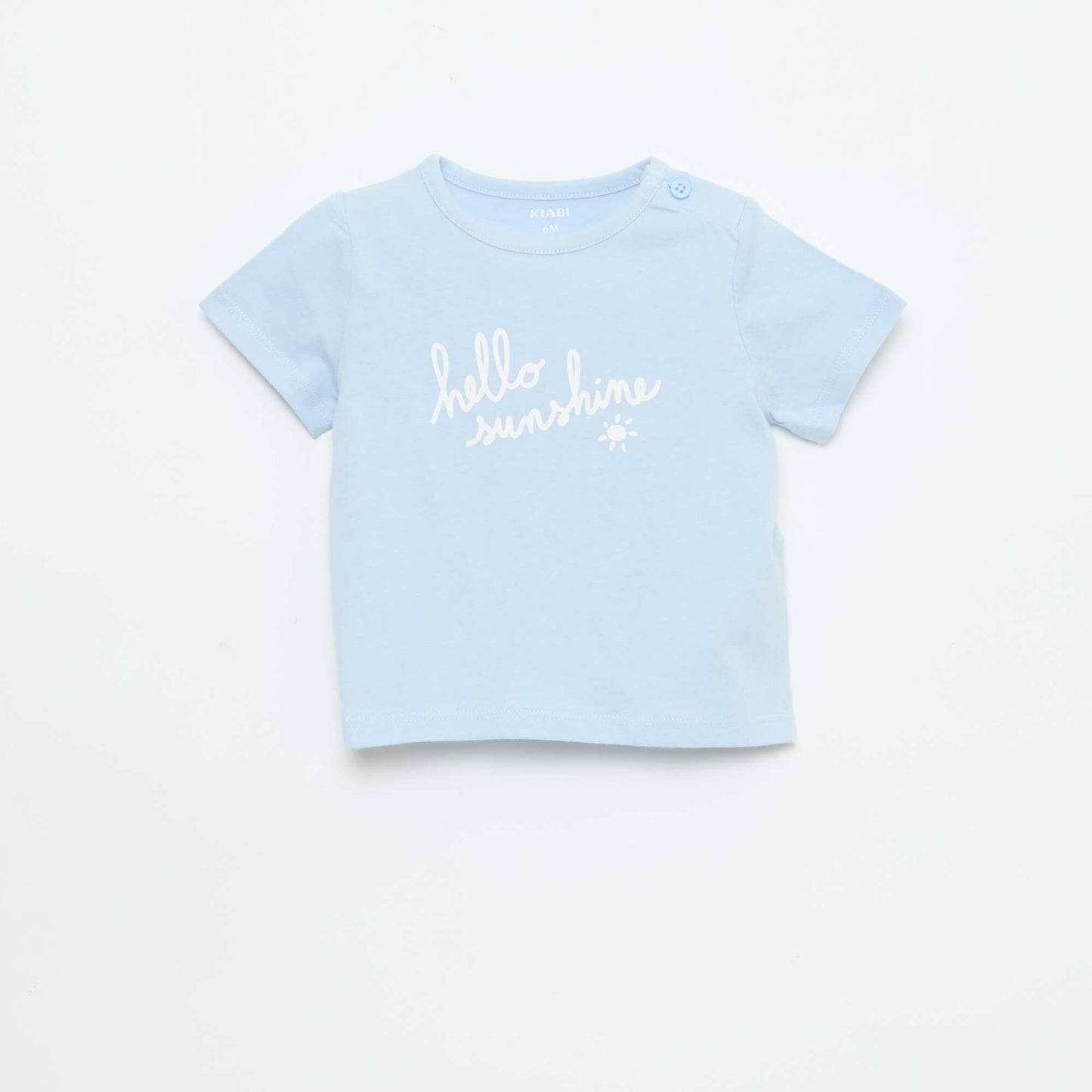 Printed Short-Sleeve T-Shirt BLUE