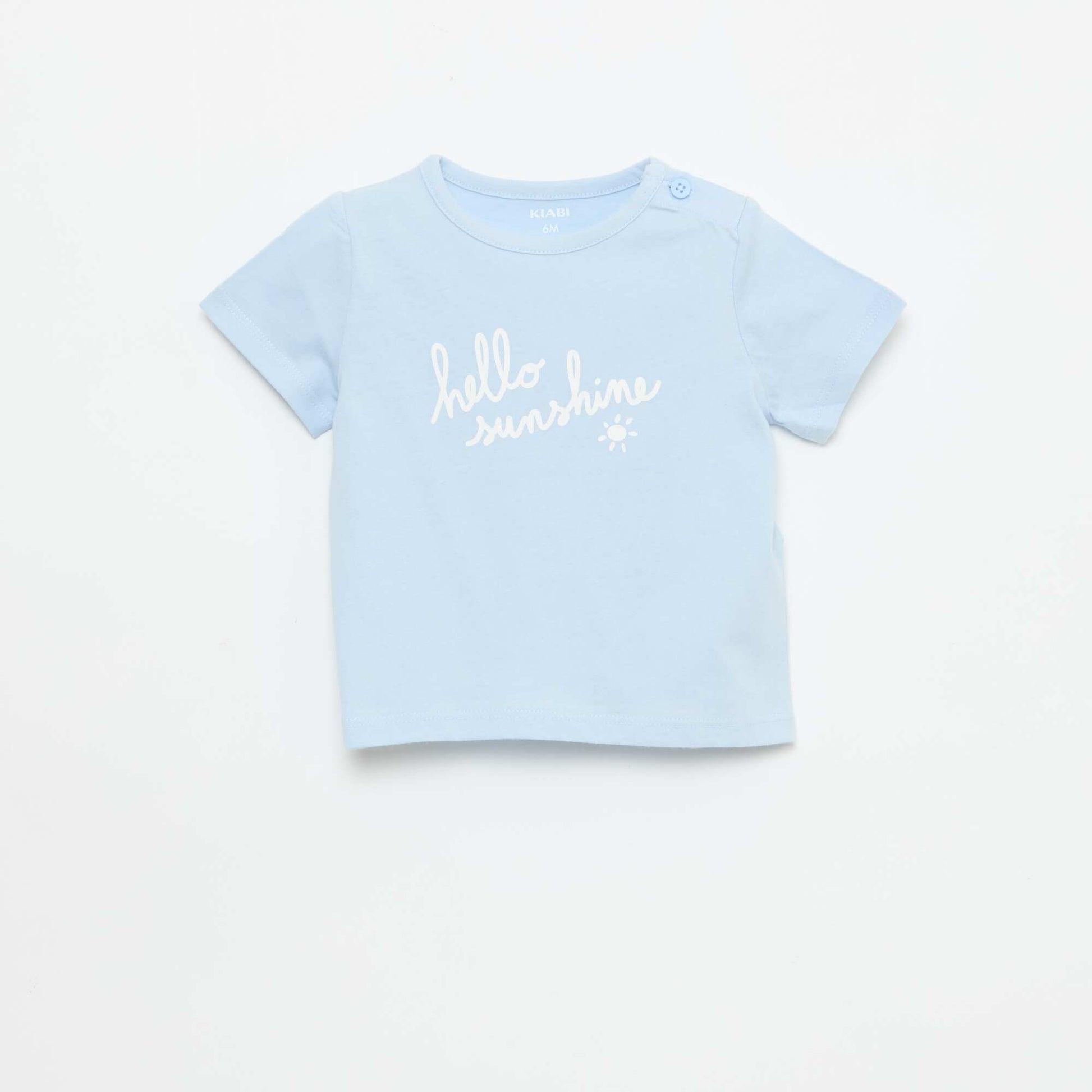 Printed Short-Sleeve T-Shirt BLUE