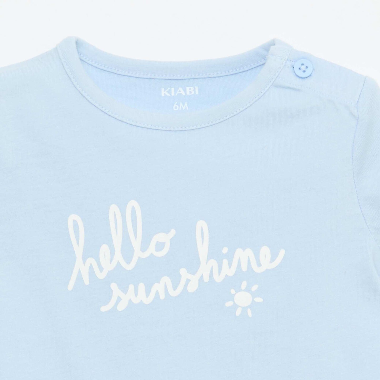 Printed Short-Sleeve T-Shirt BLUE