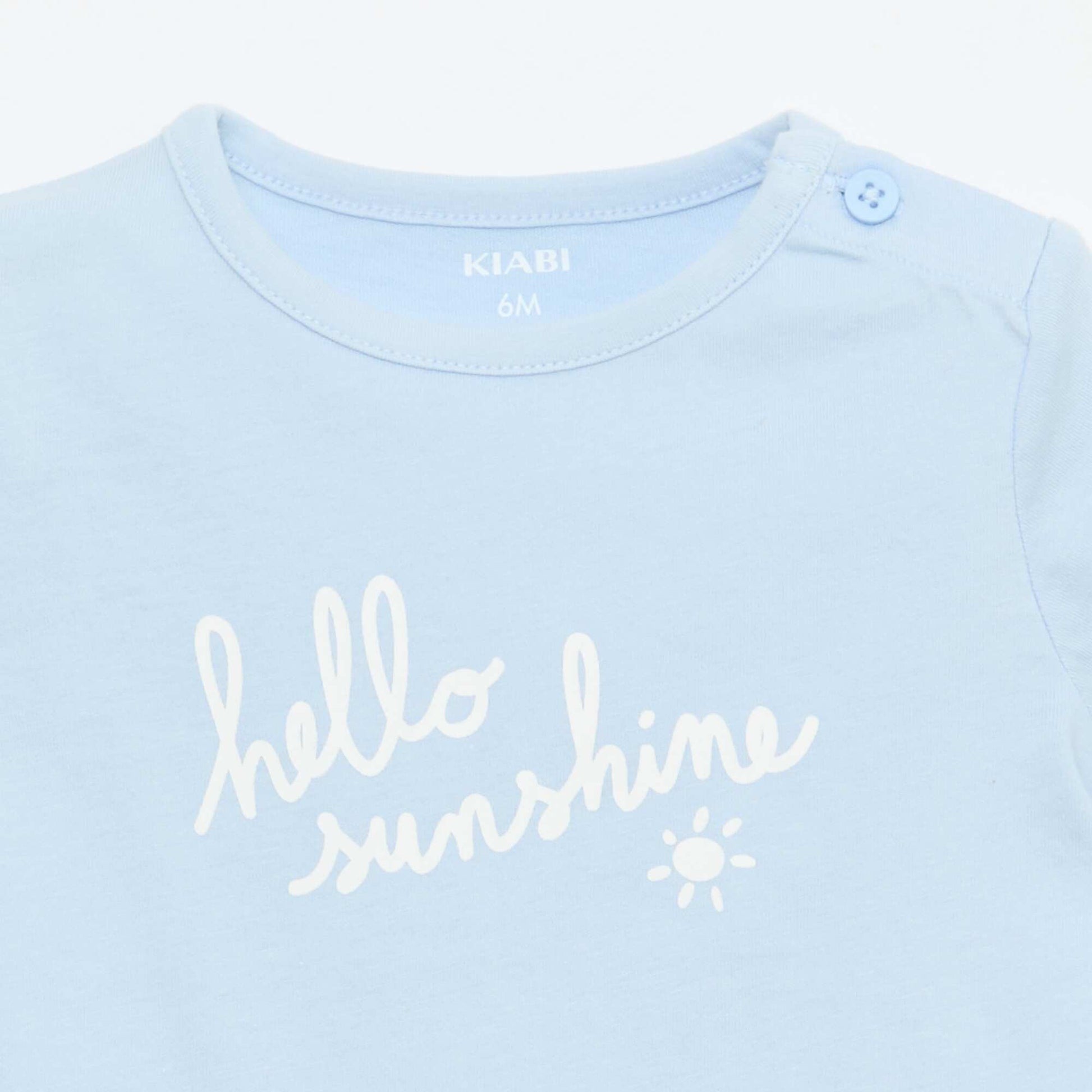 Printed Short-Sleeve T-Shirt BLUE