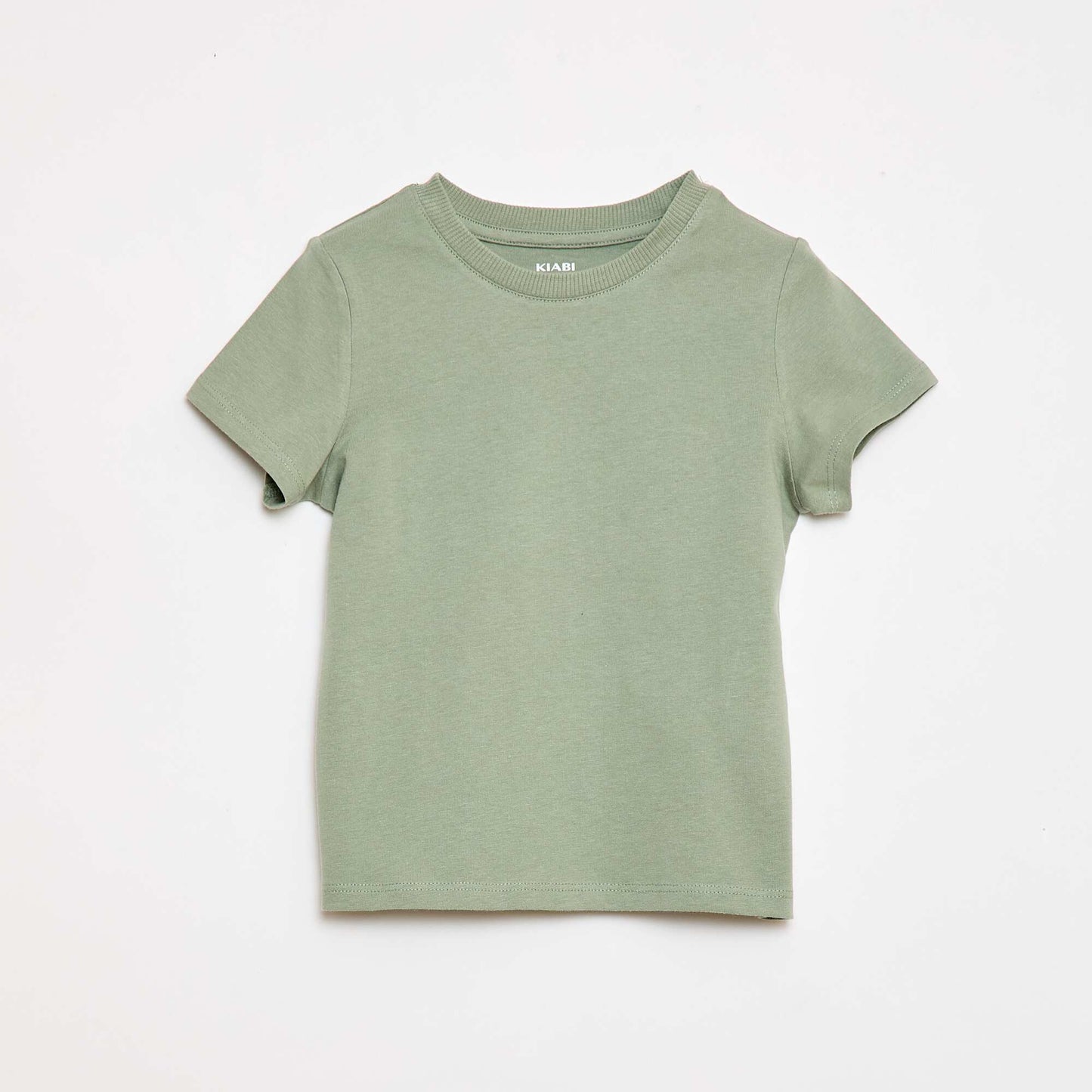 Plain Cotton Jersey T-shirt BLUE