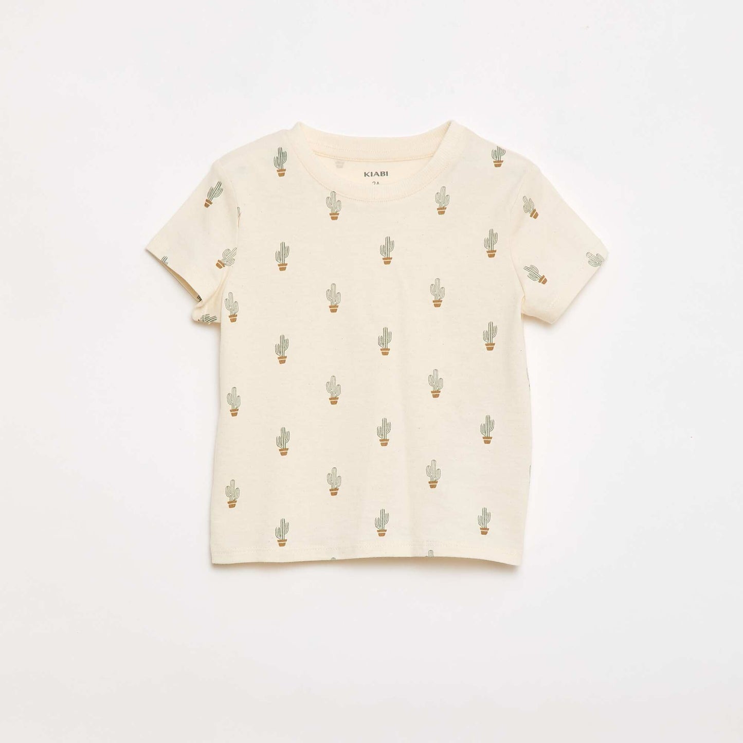 Plain Cotton Jersey T-shirt WHITE
