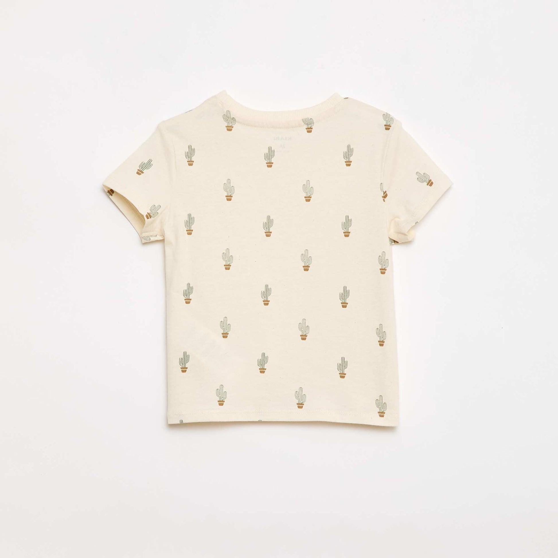 Plain Cotton Jersey T-shirt WHITE