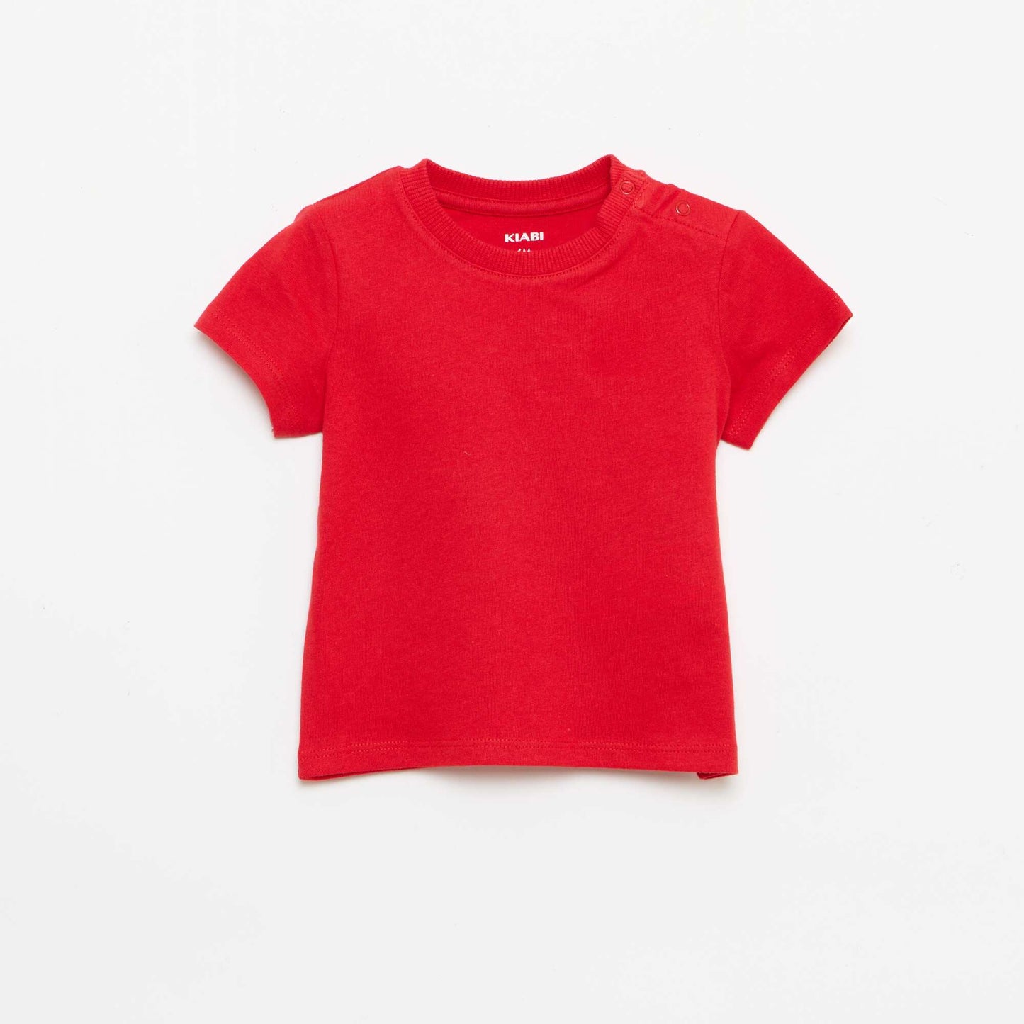 Plain Cotton Jersey T-shirt RED