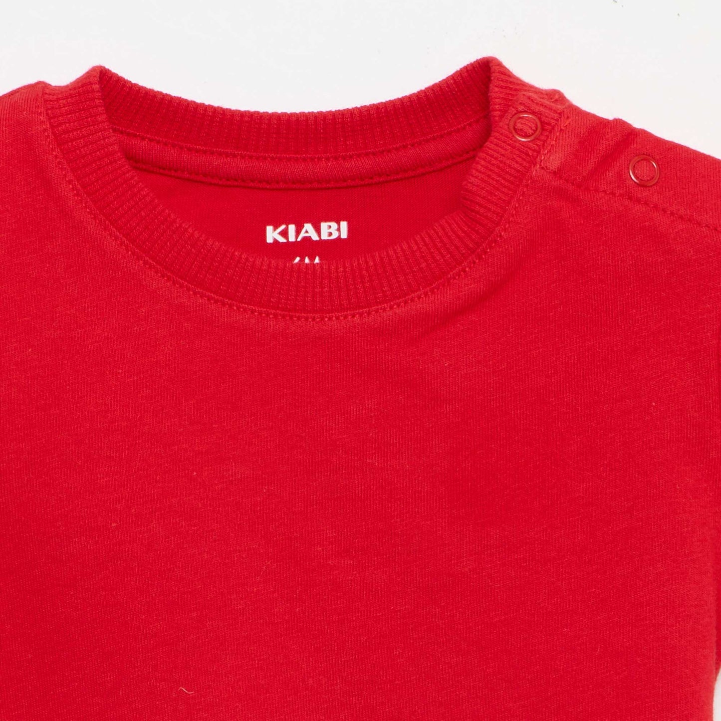 Plain Cotton Jersey T-shirt RED