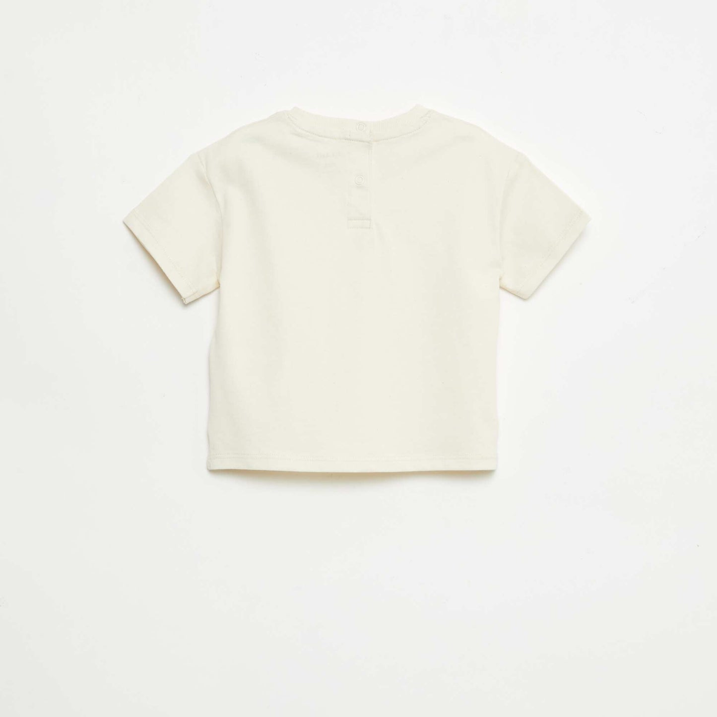 Sleeveless Plain T-shirt ECRU