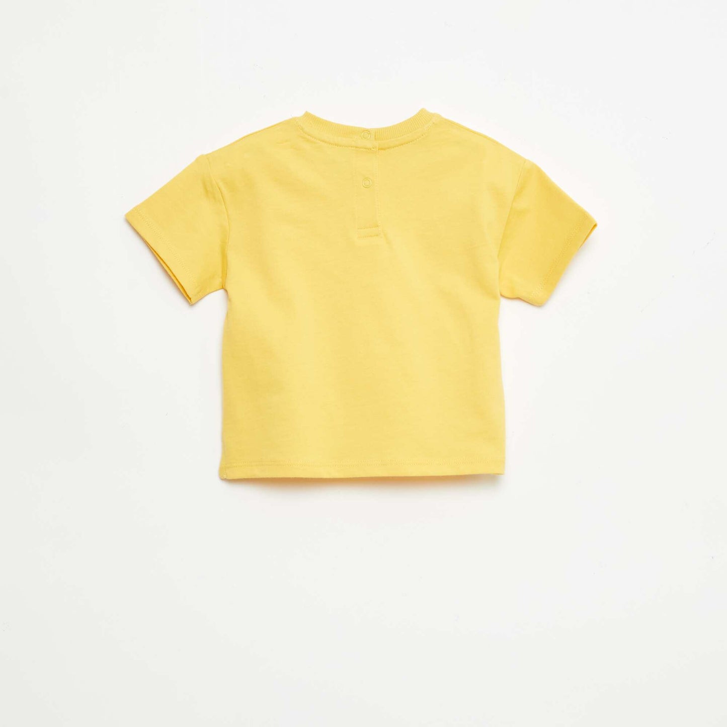 Sleeveless Plain T-shirt YELLOW