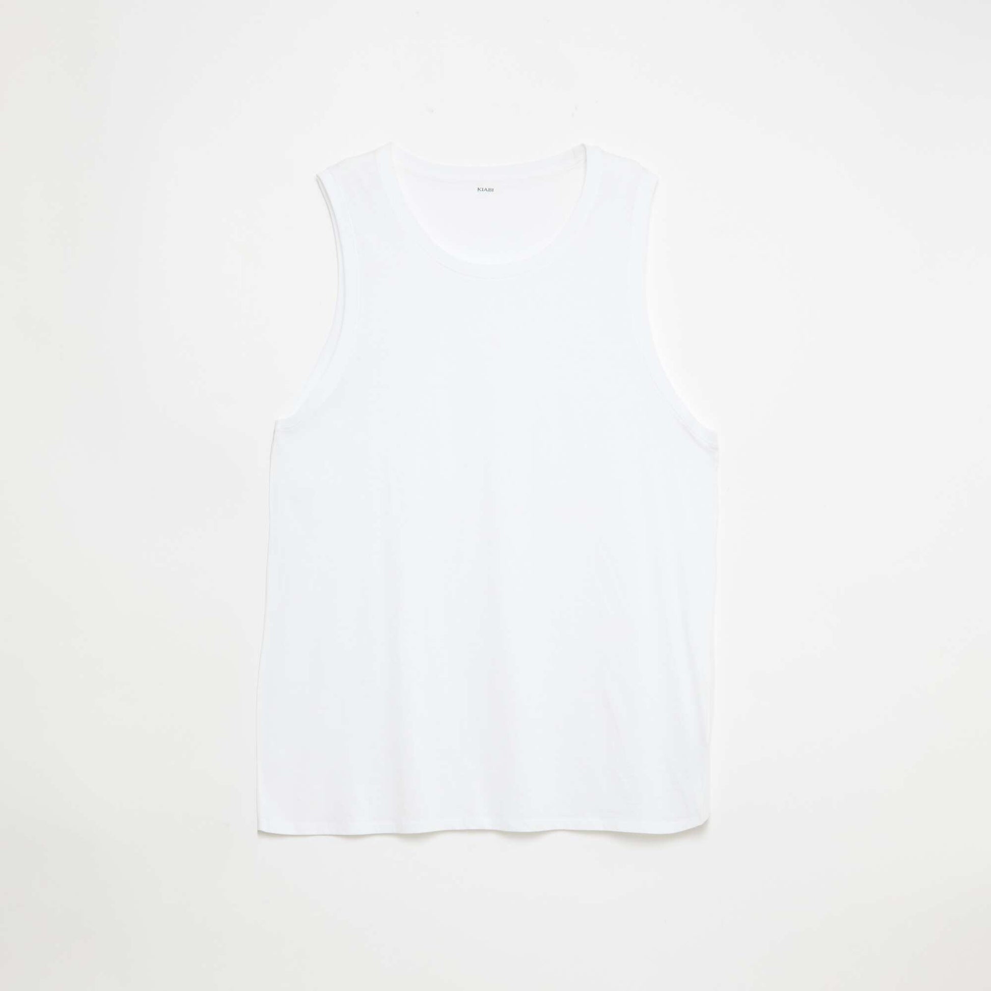 Jersey Knit Tank Top Set - 2 Pack WHITE
