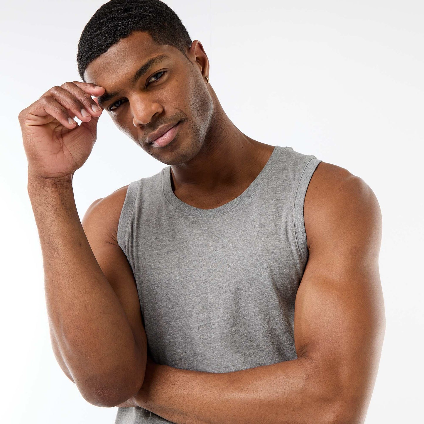 Jersey Knit Tank Top Set - 2 Pack GREY