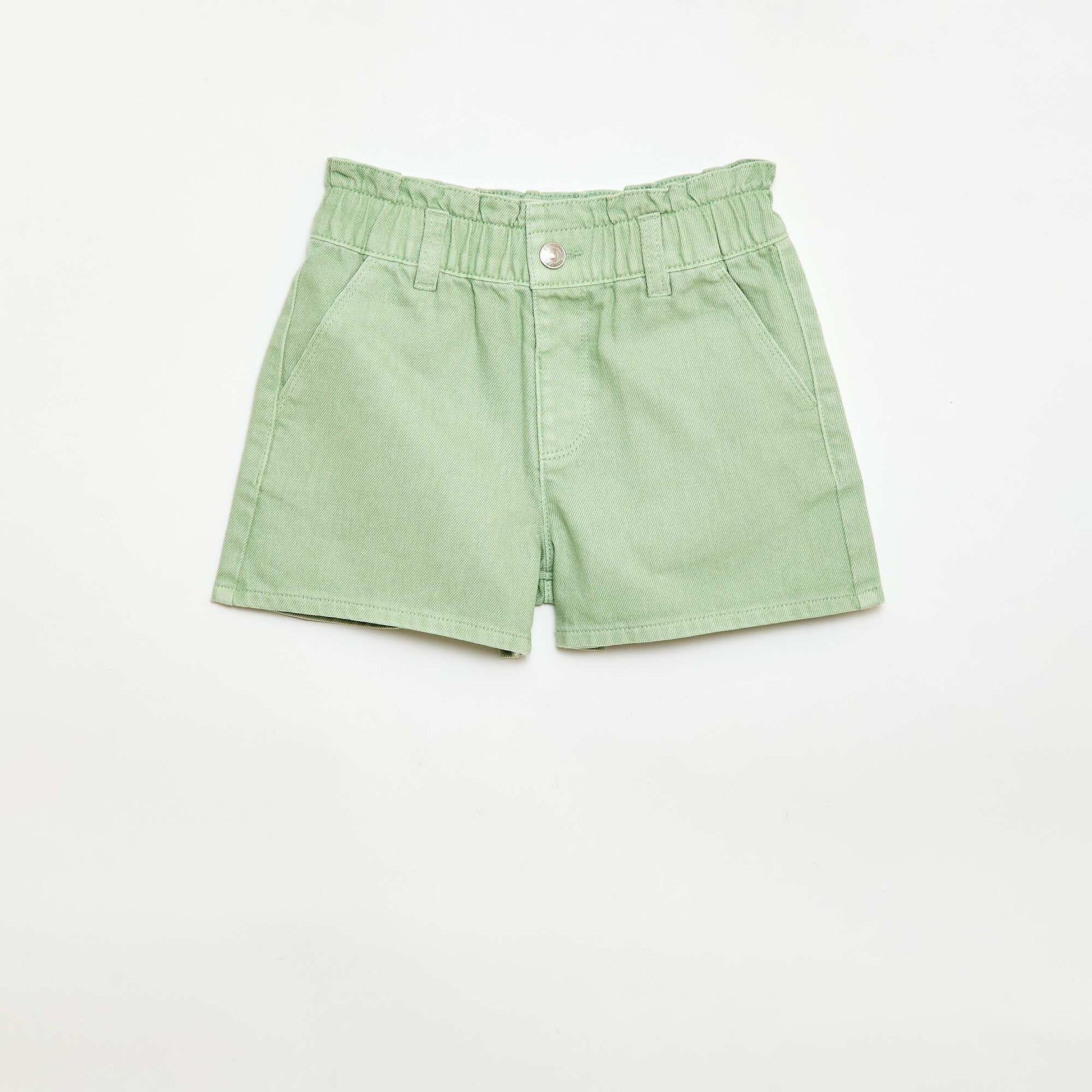 Plain Twill Shorts GREEN