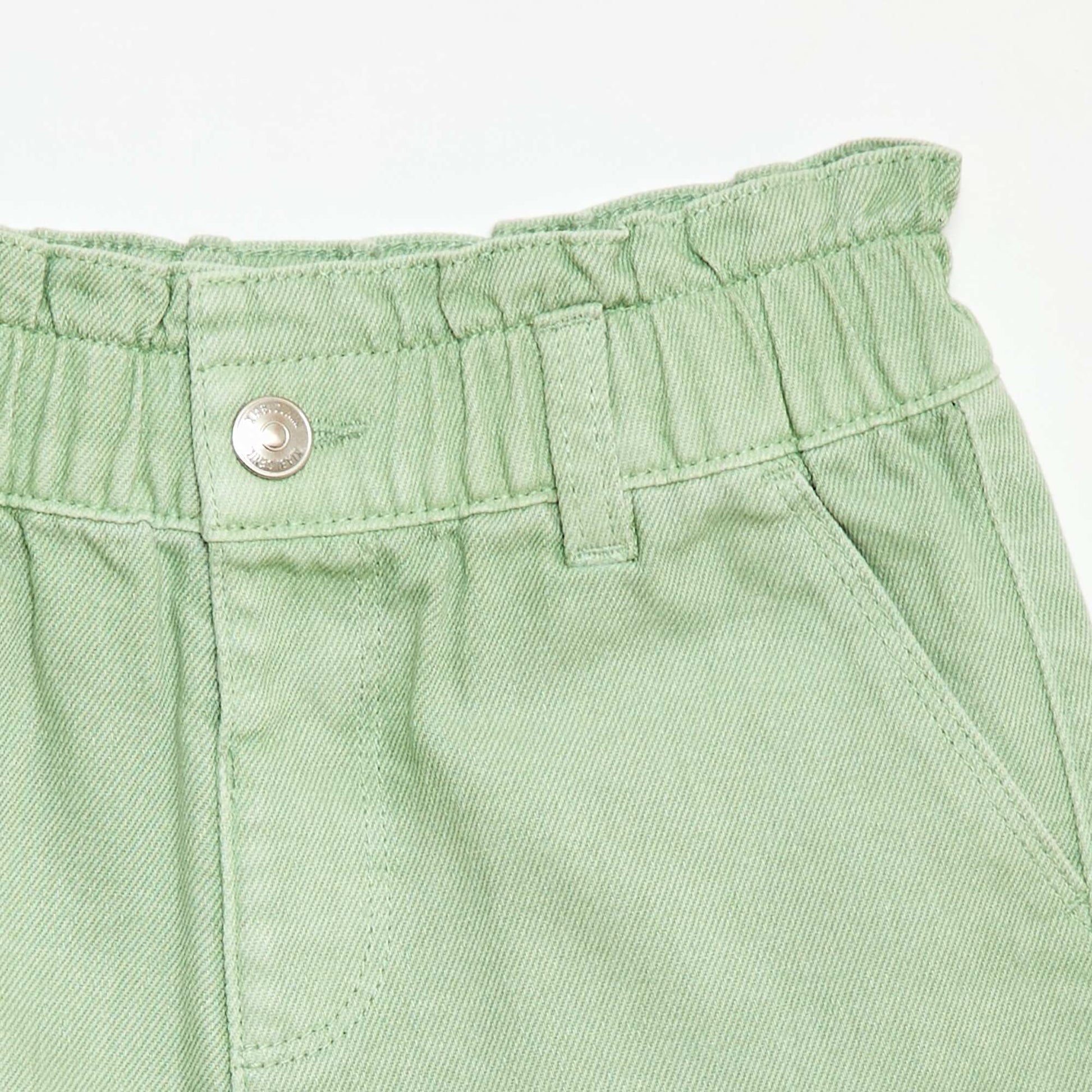 Plain Twill Shorts GREEN