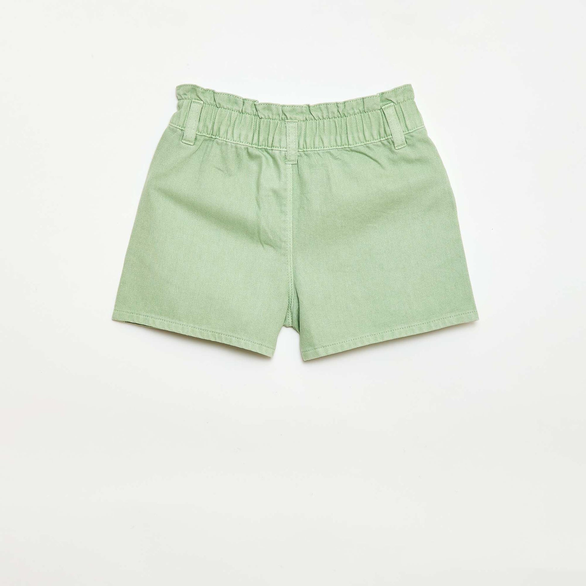 Plain Twill Shorts GREEN