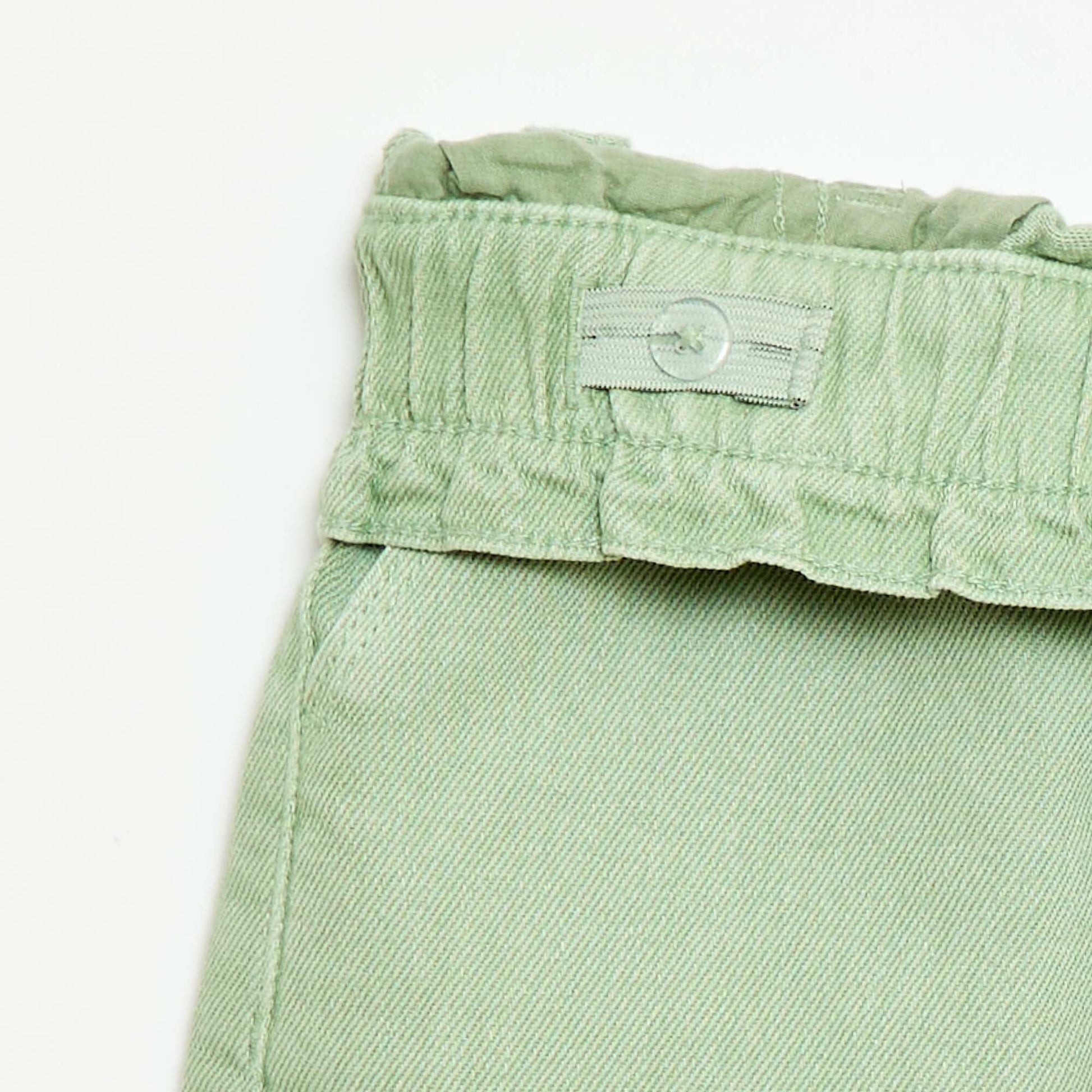 Plain Twill Shorts GREEN