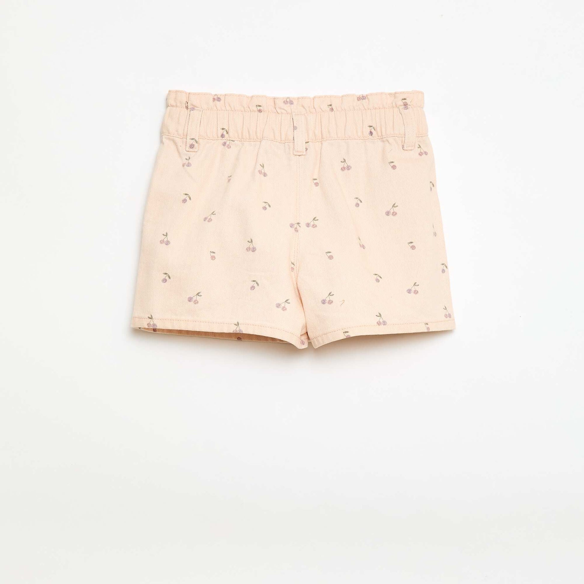 All-Over Print Cotton Shorts PINK