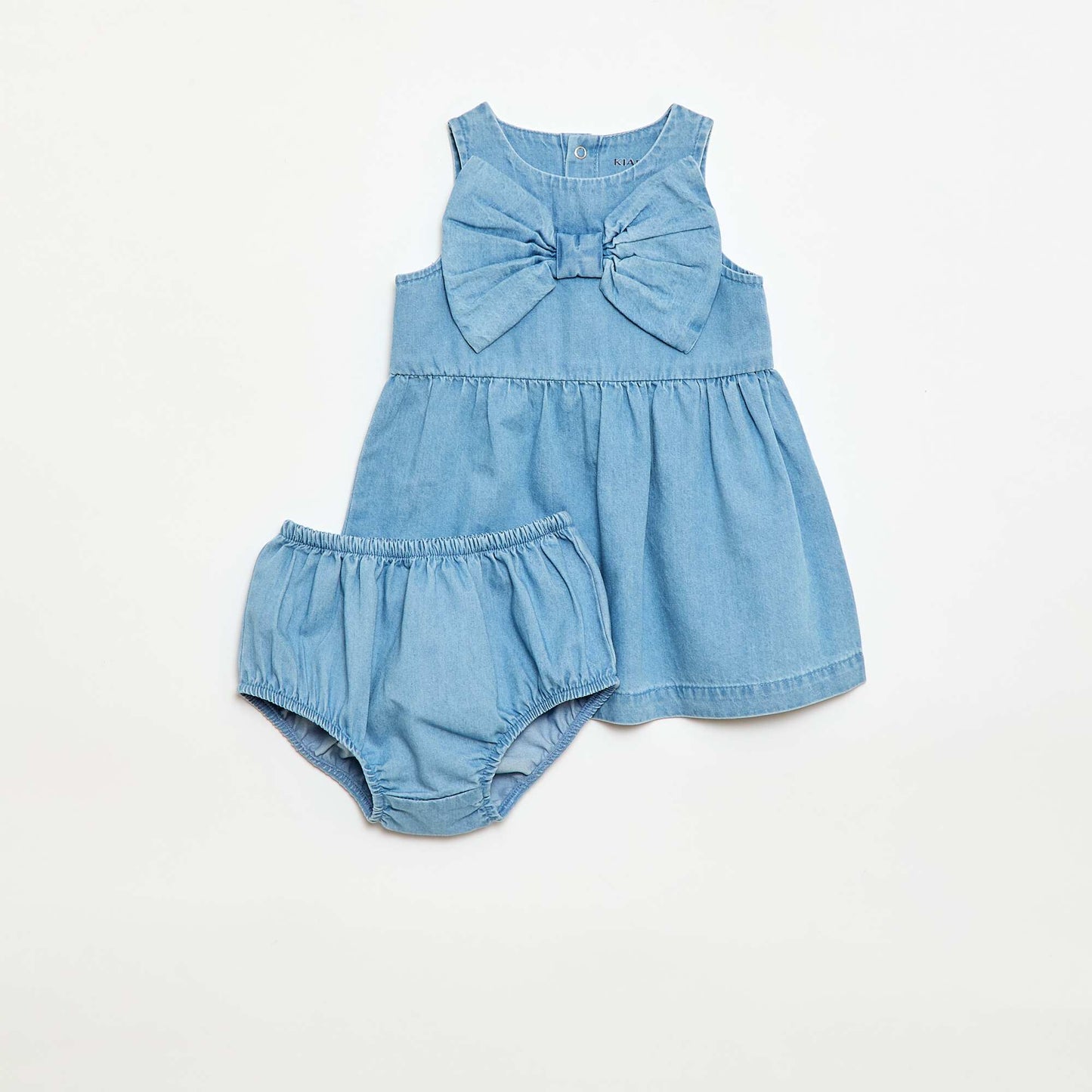 Denim Dress + Bloomers Set BLUE