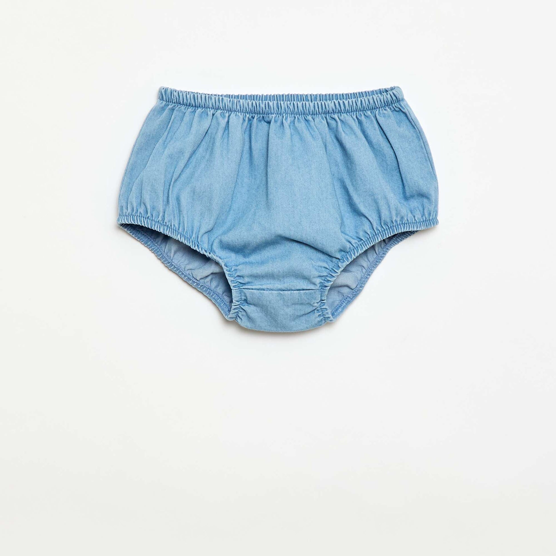 Denim Dress + Bloomers Set BLUE