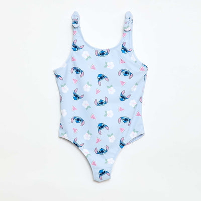 Disney 'Stitch & Angel' Printed Swimsuit - 1 Piece BLUE