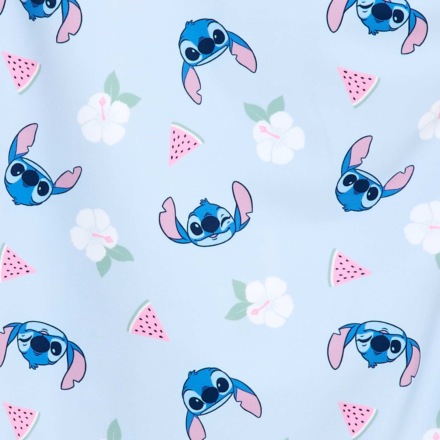 Disney 'Stitch & Angel' Printed Swimsuit - 1 Piece BLUE