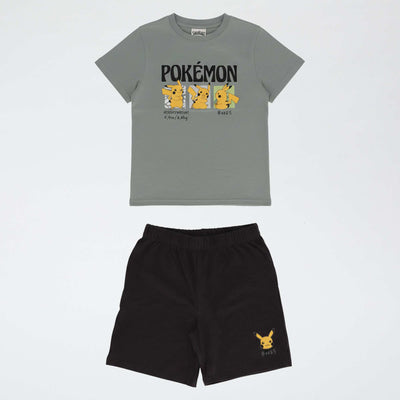 'Pokémon' Cotton Pajama Set BLUE
