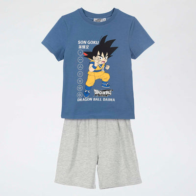 Dragon Ball Cotton Pajama Set BLUE