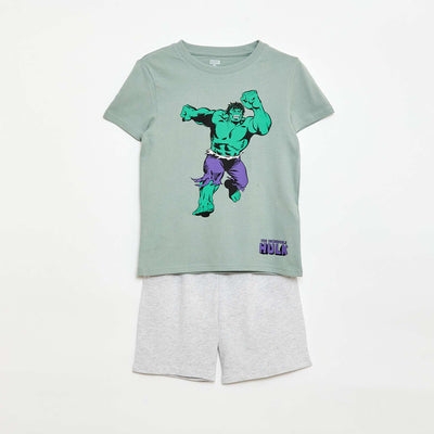 Marvel Short Pajama Set GREEN