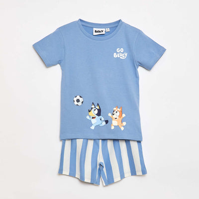 Bluey Short Pajama Set - T-shirt + Shorts - 2 Piece BLUE