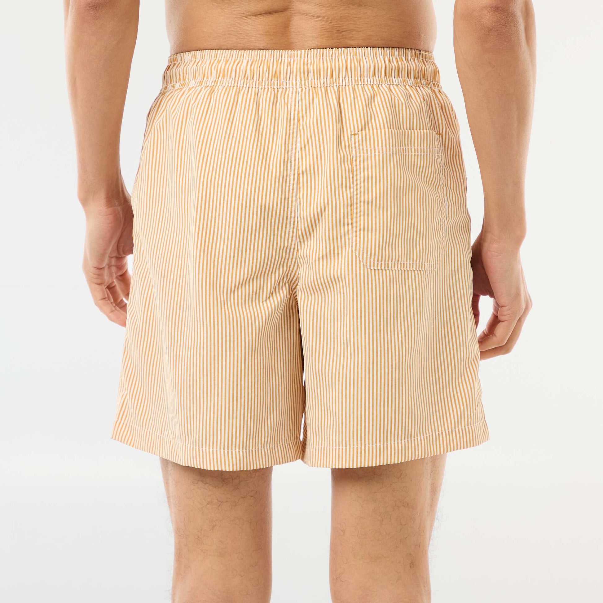 Striped Swim Shorts YELLOW