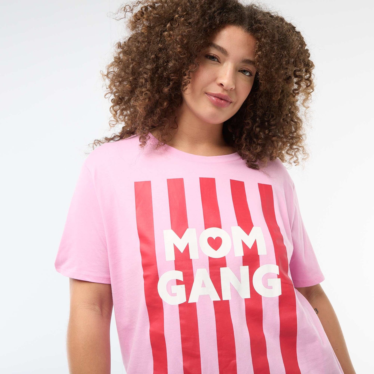 Mother's Day Print Short-Sleeve T-Shirt PINK