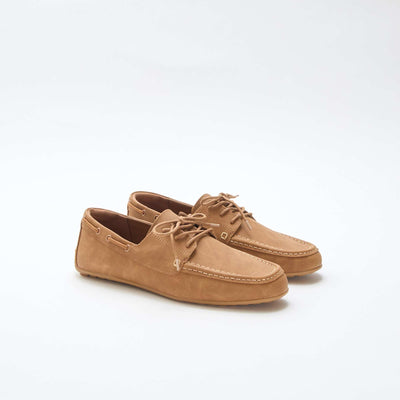 Solid Boat Shoe Loafers BROWN