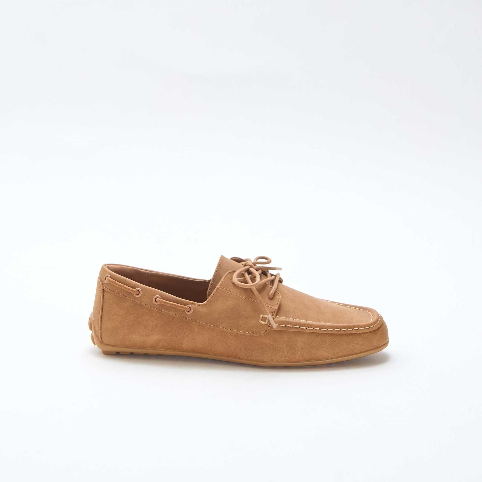 Solid Boat Shoe Loafers BROWN