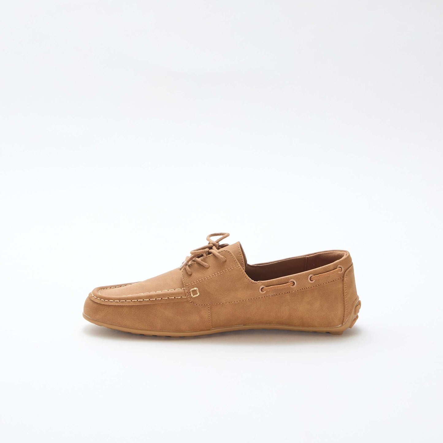 Solid Boat Shoe Loafers BROWN
