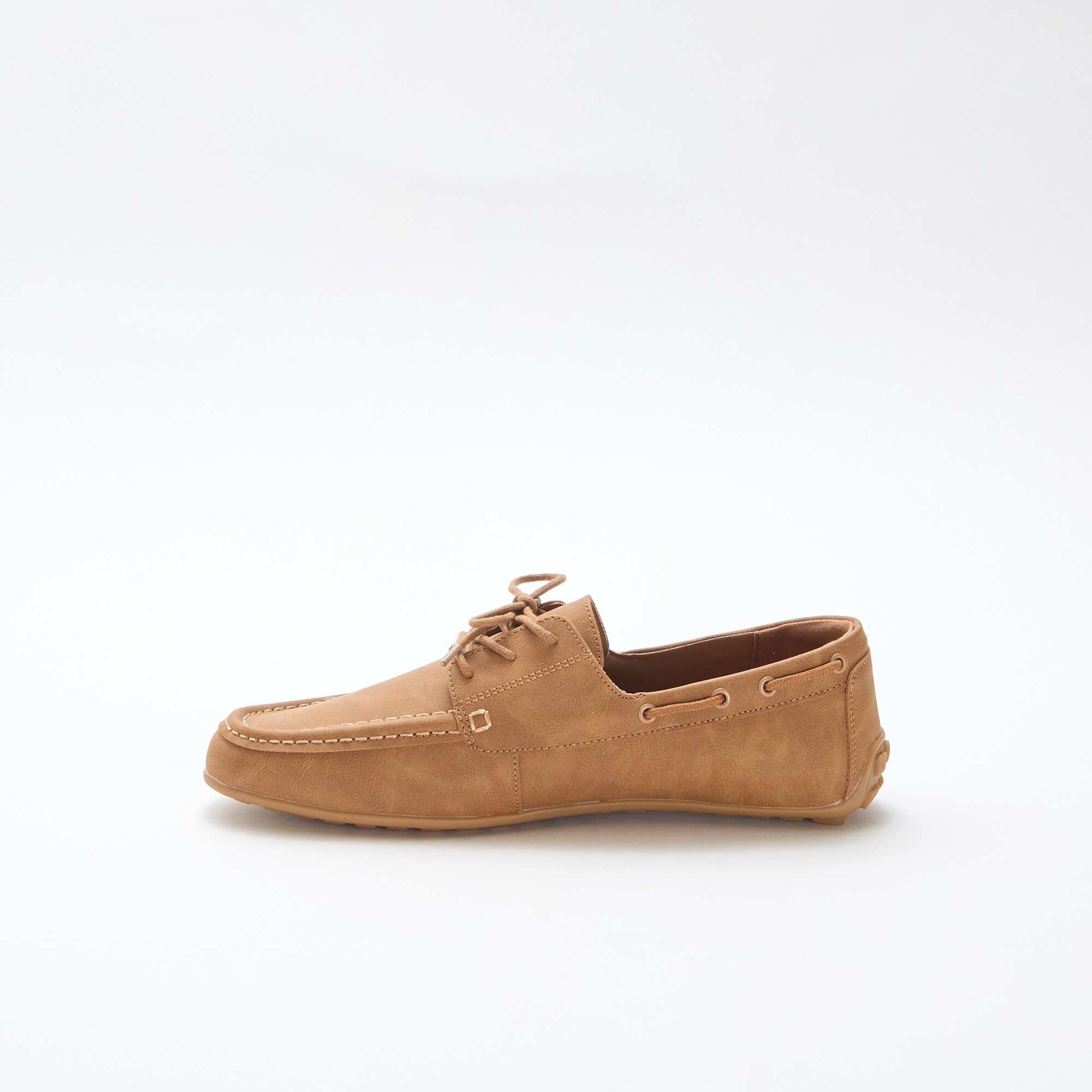 Solid Boat Shoe Loafers BROWN