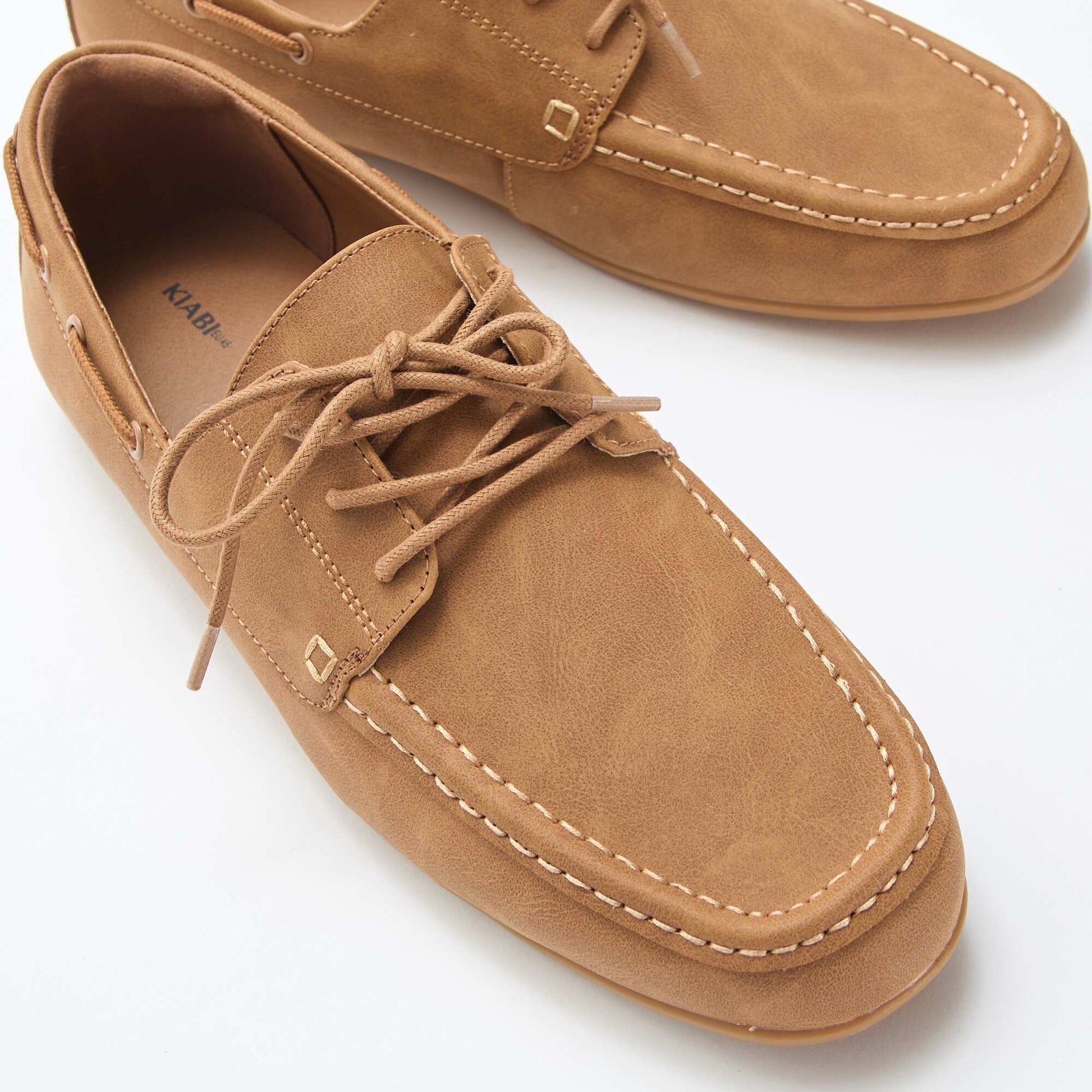 Solid Boat Shoe Loafers BROWN